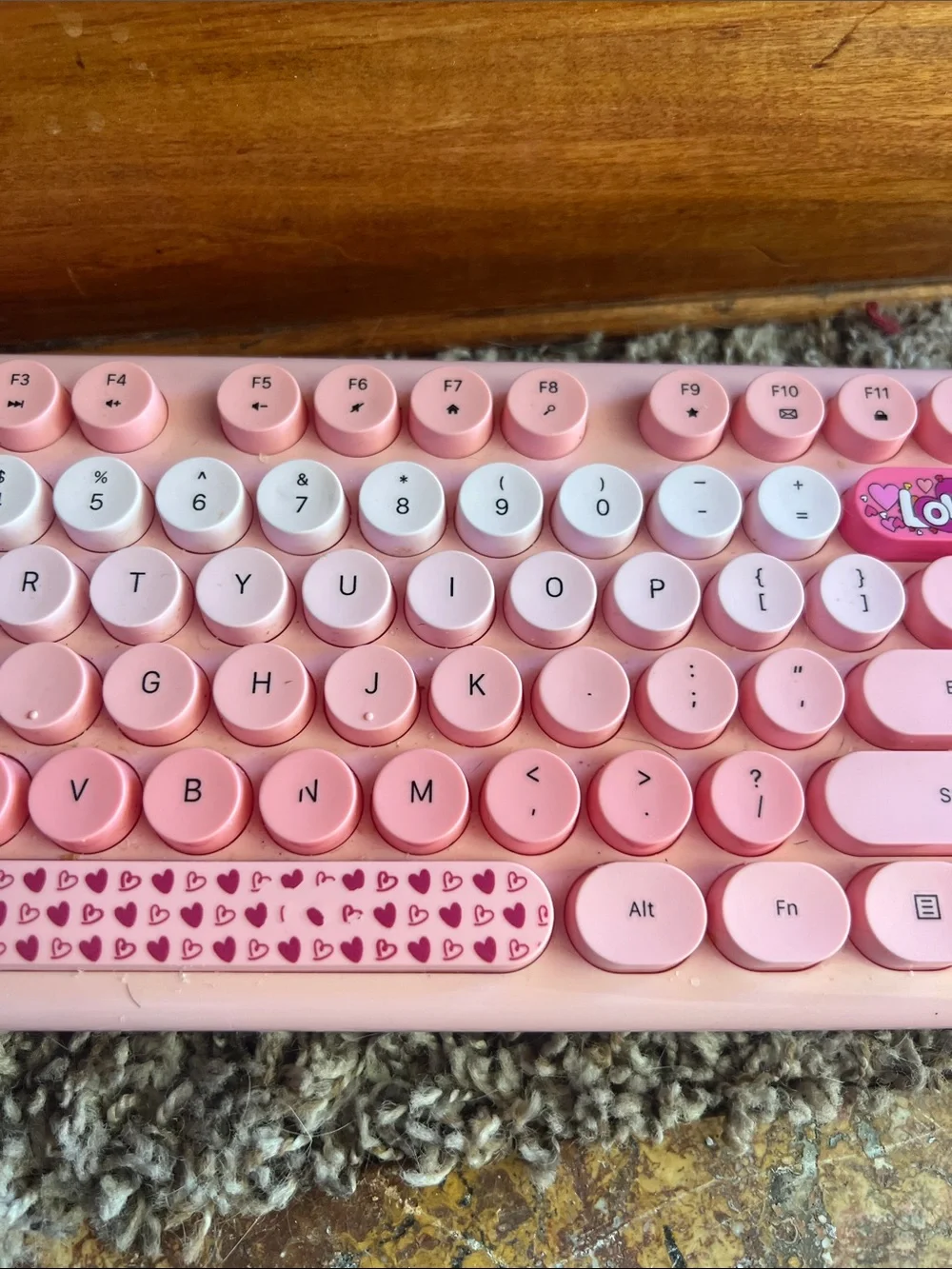 Mofii keyboard, pretty girly pink
